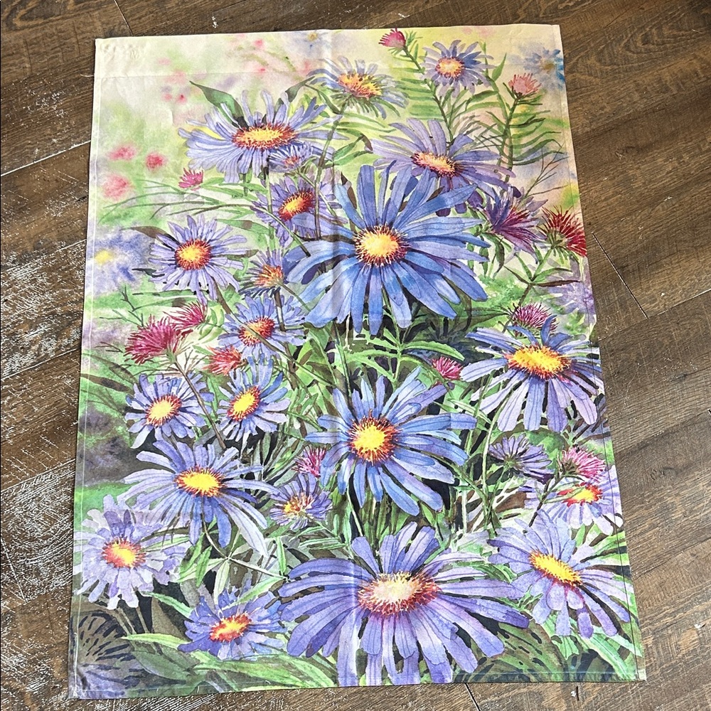 Home4Ever Spring Wild Purple Flowers Garden Flag Porch Flag Wildflowers Large